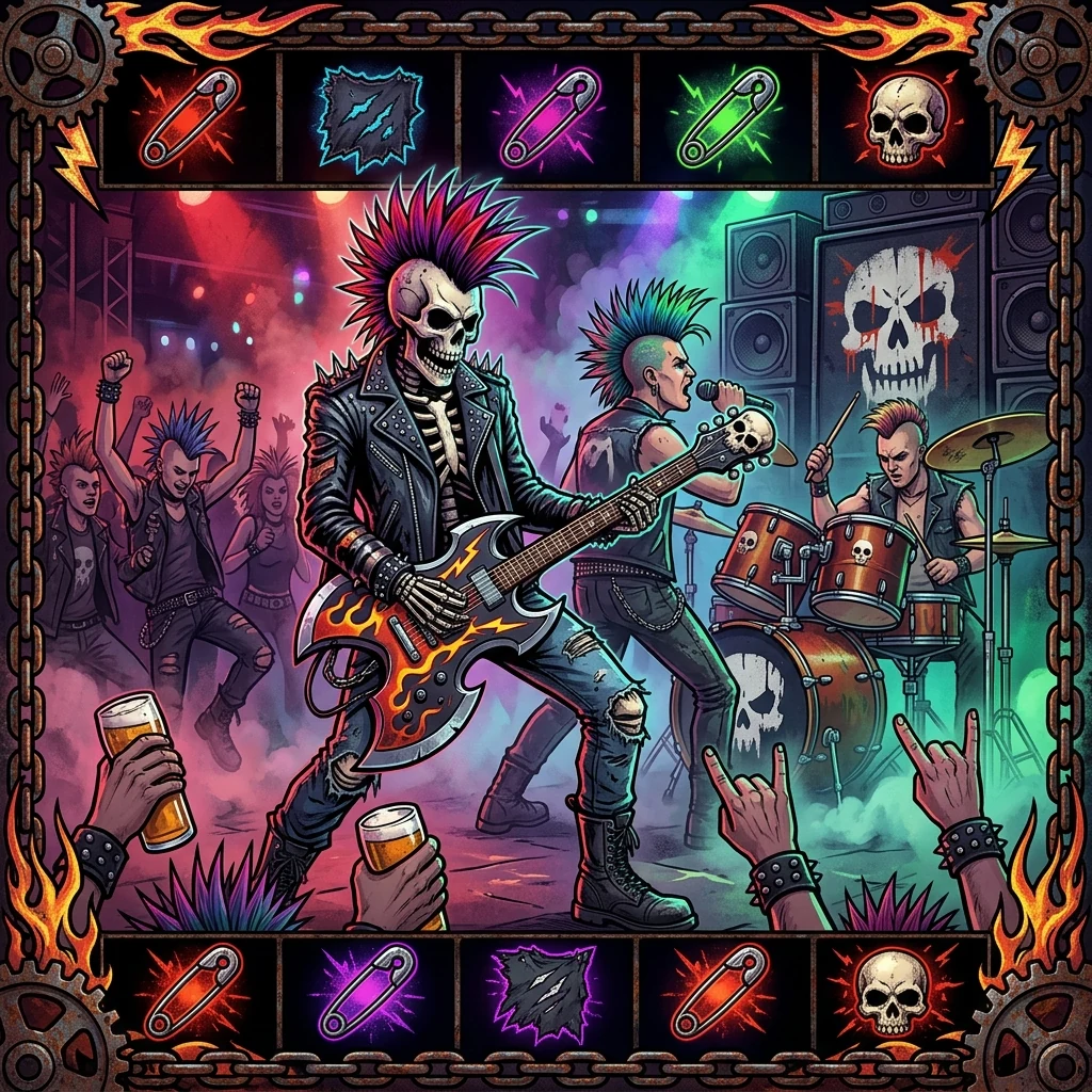 Punk Rocker at Zoome casino slots real money